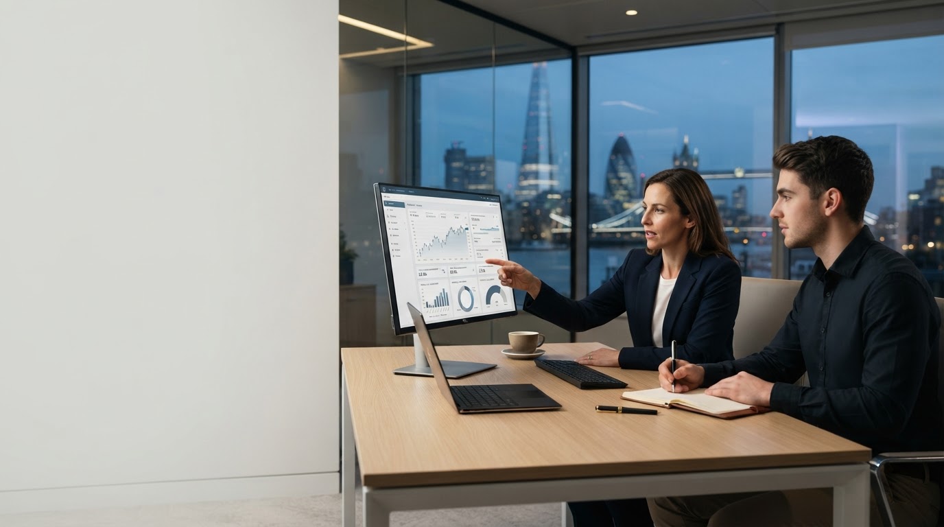 Nexus Global Investment platform interface showing portfolio risk analysis and market data